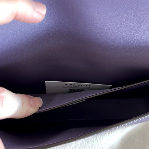 Coach Wyn Crossbody or Shoulder Washed Plum - Picture 9 of 16